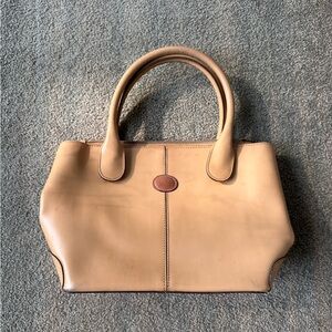 Cristian Made in Italy Vintage Beige Nude Purse